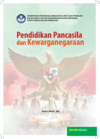 Image of Pendidikan Pancasila dan Kewarganegaraan untuk SMA/SMK Kelas X